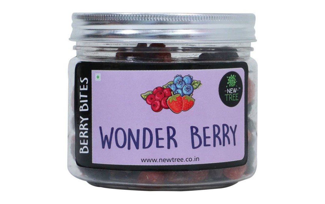 New Tree Berry Bites Wonder Berry   Glass Jar  200 grams